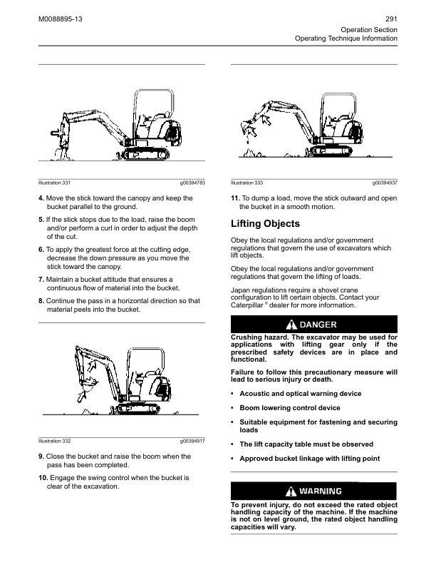 CAT 301 5 301 6 301 7CR 301 8 302CR Mini Excavator Operation and Maintenance Manual - Image 14