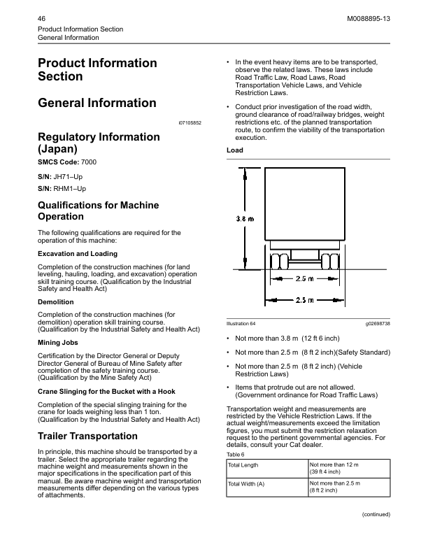 CAT 301 5 301 6 301 7CR 301 8 302CR Mini Excavator Operation and Maintenance Manual - Image 16