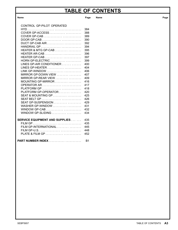 CAT 303.5E Mini Excavator Parts Catalog RKY1-UP - Image 8