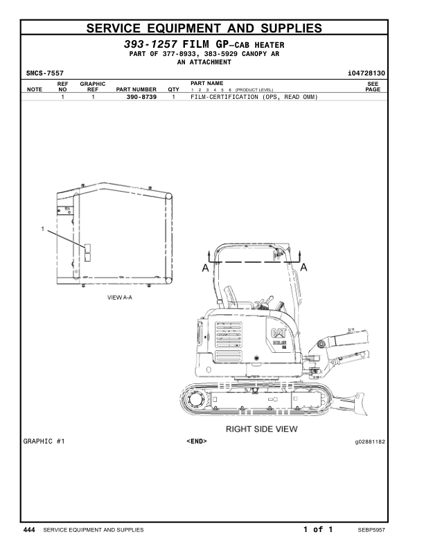 CAT 303.5E Mini Excavator Parts Catalog RKY1-UP - Image 13