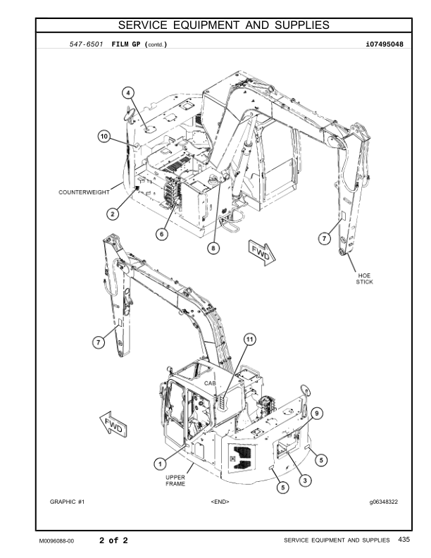 CAT 310 Mini Excavator Parts Catalog GWT1-UP - Image 16
