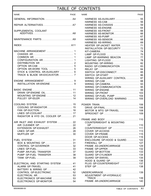 CAT 310 Mini Excavator Parts Catalog GWT1-UP - Image 6