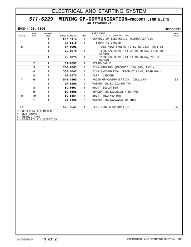 CAT 310 Mini Excavator Parts Catalog GWT1-UP - Image 11