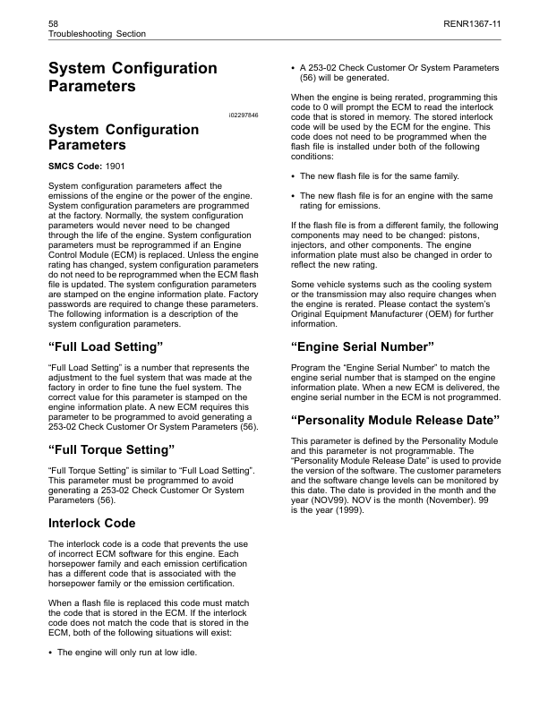 CAT 3126B 3126E On-highway Engines Troubleshooting Manual RENR1367-11 - Image 14