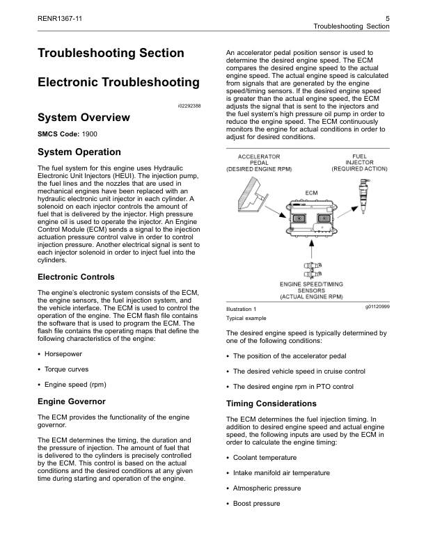 CAT 3126B 3126E On-highway Engines Troubleshooting Manual RENR1367-11 - Image 6