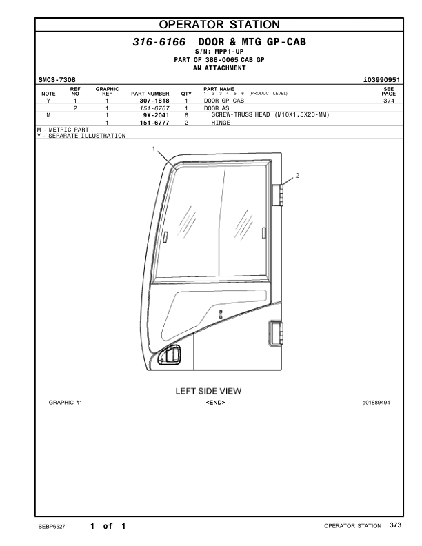 CAT 312D2 L Excavator Parts Catalog MPP1-UP - Image 14