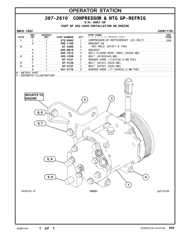 CAT 318D2 L Excavator Parts Catalog HAH1-UP - Image 15