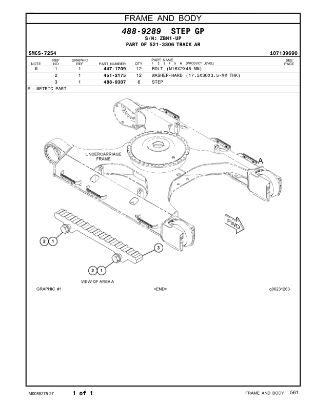 CAT 320 Excavator Parts Catalog Volume I ZBN1-UP - Image 15