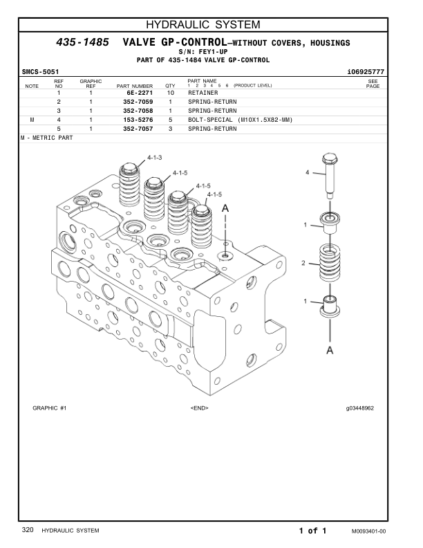 CAT 323D3 Excavator Parts Catalog FEY1-UP - Image 14