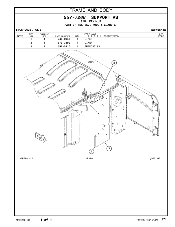 CAT 323D3 Excavator Parts Catalog FEY1-UP - Image 11