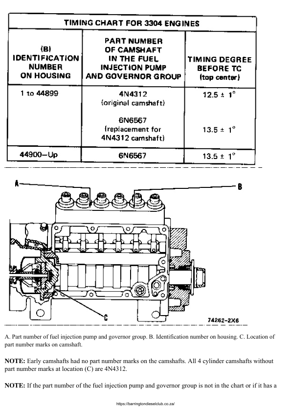 CAT 3304 3406 Industrial and Marine Engines Service Manual - Image 9