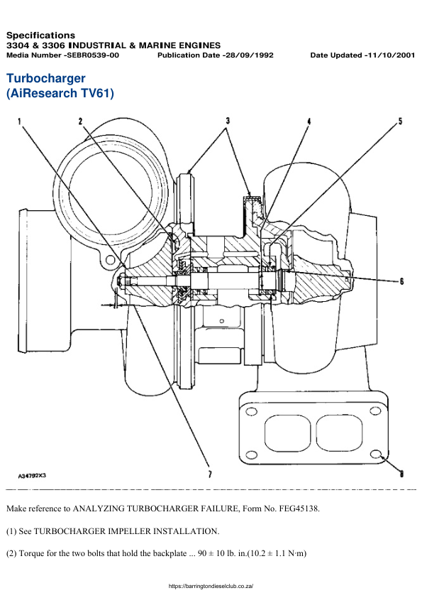 CAT 3304 3406 Industrial and Marine Engines Service Manual - Image 17