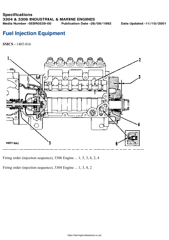 CAT 3304 3406 Industrial and Marine Engines Service Manual - Image 7