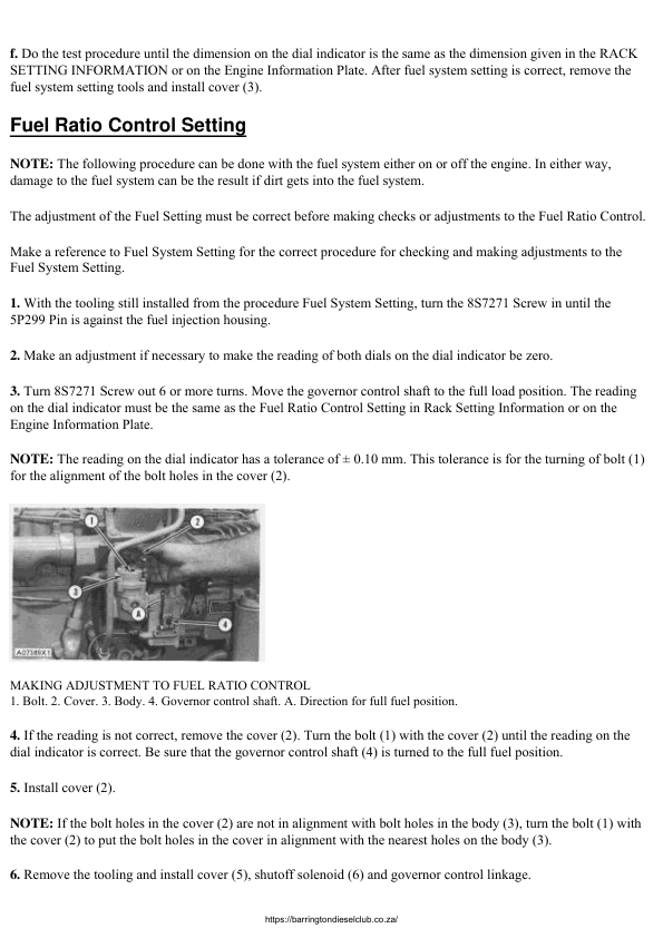 CAT 3304 3406 Industrial and Marine Engines Service Manual - Image 14