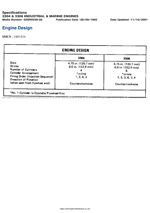 CAT 3304 3406 Industrial and Marine Engines Service Manual - Image 6