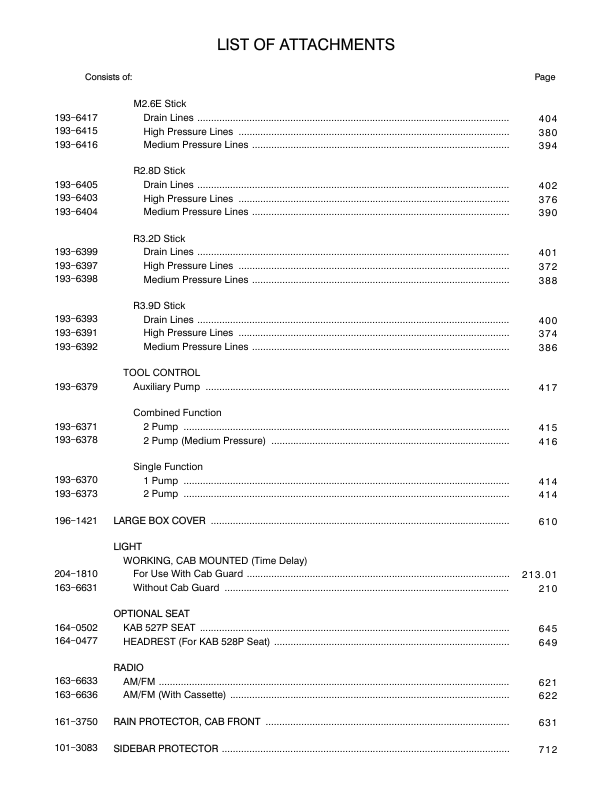 CAT 330C 330C L Track-Type Excavators Parts Manual GAG1 HAA1 BTM1 RBH1 - Image 11