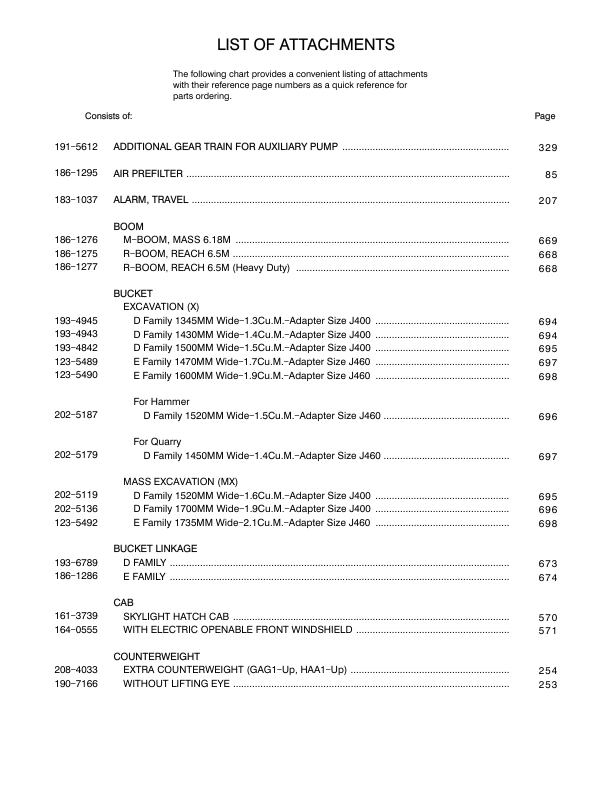 CAT 330C 330C L Track-Type Excavators Parts Manual GAG1 HAA1 BTM1 RBH1 - Image 9