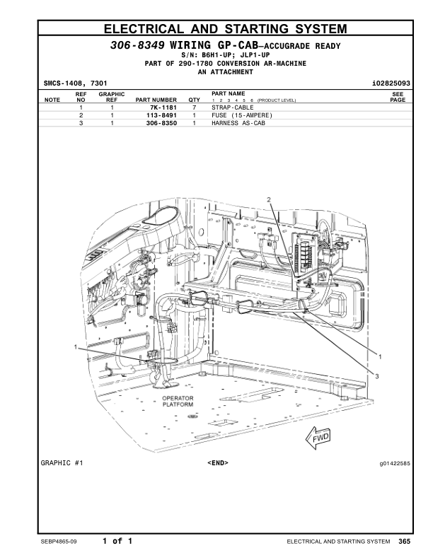 CAT 330D L Excavator Parts Catalog Volume I B6H1 JLP1-UP - Image 15
