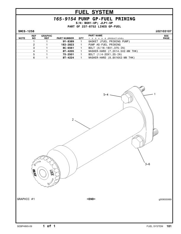 CAT 330D L Excavator Parts Catalog Volume I B6H1 JLP1-UP - Image 12