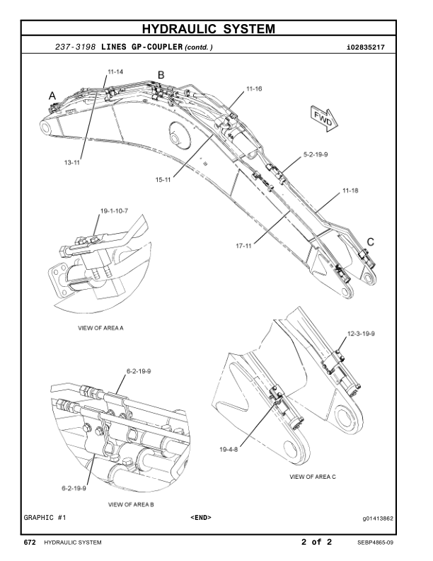 CAT 330D L Excavator Parts Catalog Volume II B6H1-UP JLP1-UP - Image 7