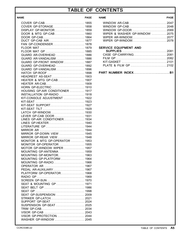 CAT 336D 336D L Excavators Parts Manual KK1 PRF1-UP - Image 10