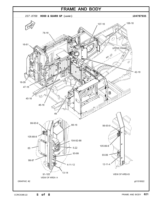CAT 336D 336D L Excavators Parts Manual KK1 PRF1-UP - Image 15