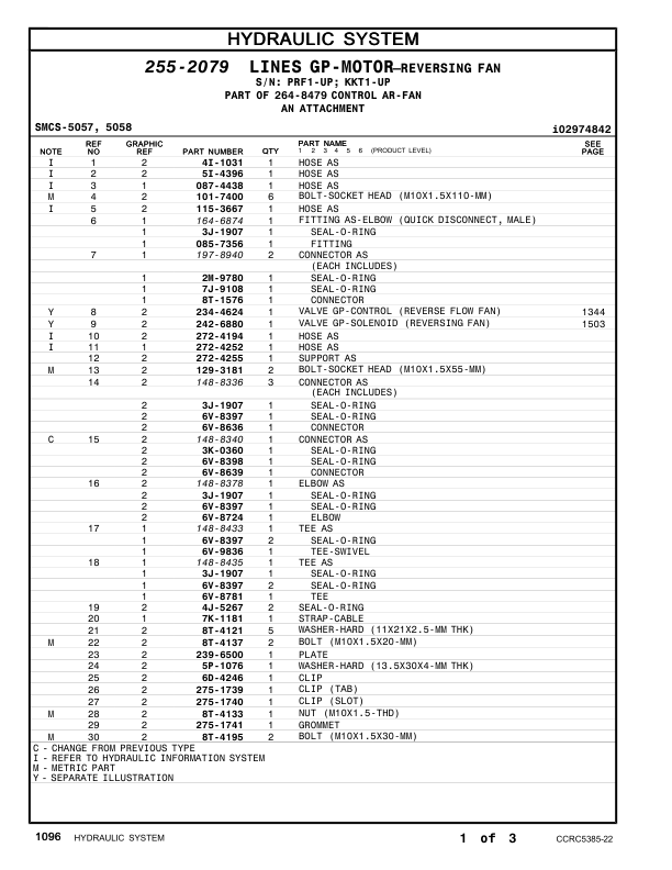 CAT 336D 336D L Excavators Parts Manual KK1 PRF1-UP - Image 11
