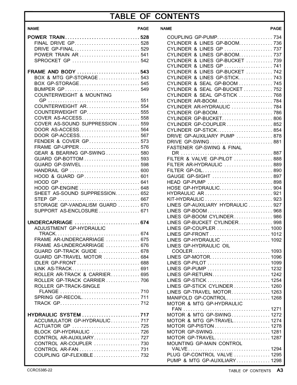 CAT 336D 336D L Excavators Parts Manual KK1 PRF1-UP - Image 8