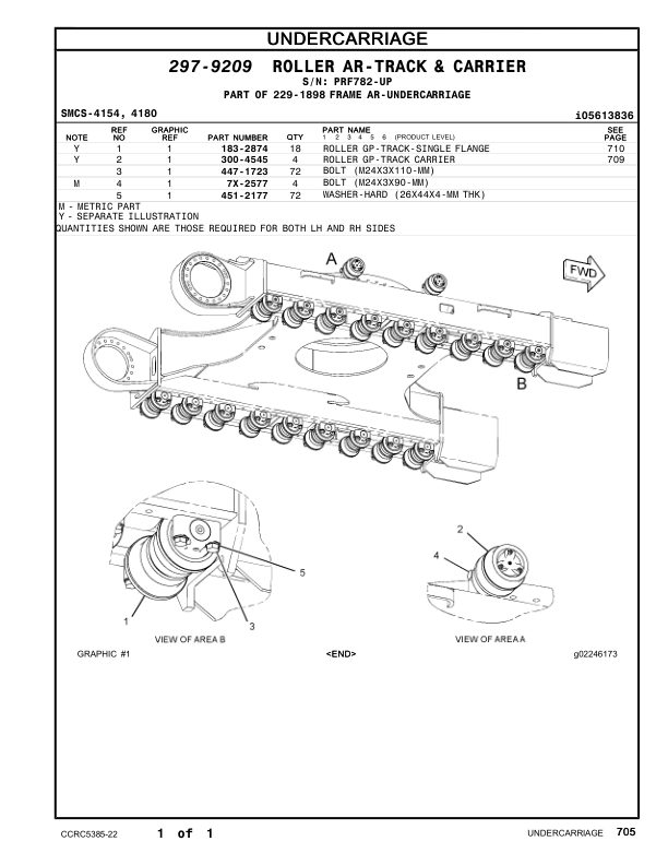 CAT 336D 336D L Excavators Parts Manual KK1 PRF1-UP - Image 16
