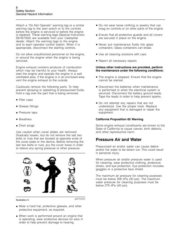 CAT 3406C Industrial Engine Operation and Maintenance Manual - Image 12