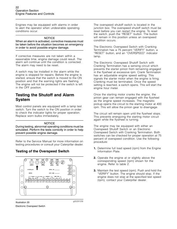 CAT 3406C Industrial Engine Operation and Maintenance Manual - Image 13