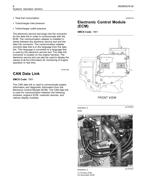 CAT 3500B 3500C Marine Engines Systems Operation Testing and Adjusting - Image 12