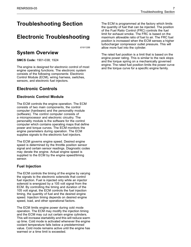 CAT 3500B 3500C Marine Propulsion Engines Troubleshooting RENR5009-05 - Image 10