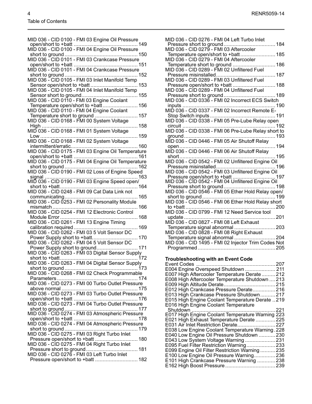 CAT 3500B 3500C Segenerator Set Troubleshooting Manual RENR5059-14 - Image 8