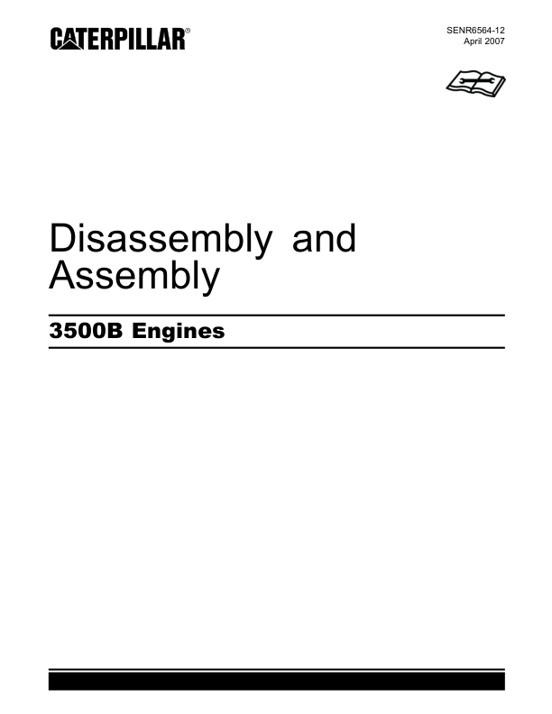 CAT 3500B Engines Disassemply and Assemply Service Manual - Image 2