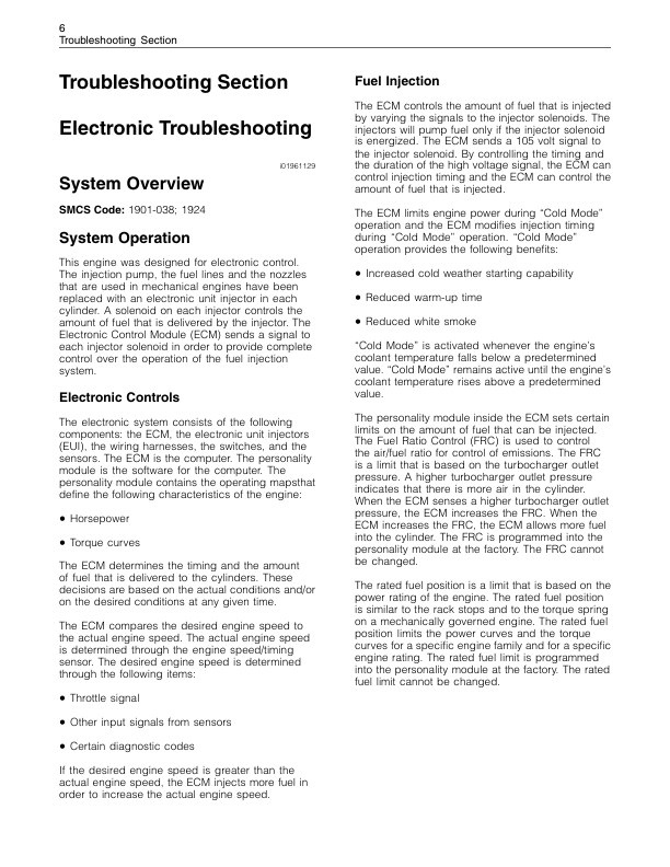 CAT 3500B Generator Set Engine Troubleshooting Manual SENR1003-07 - Image 8