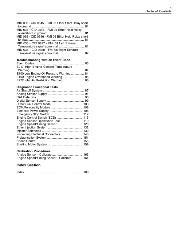 CAT 3500B Generator Set Engine Troubleshooting Manual SENR1003-07 - Image 7