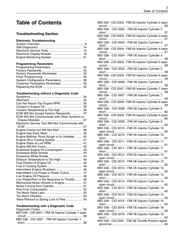 CAT 3500B Generator Set Engine Troubleshooting Manual SENR1003-07 - Image 5