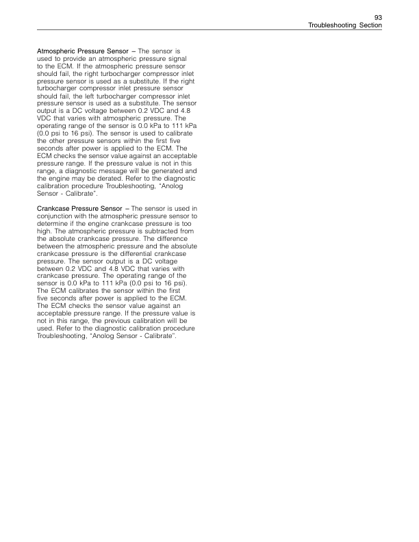 CAT 3500B Generator Set Engine Troubleshooting Manual SENR1003-07 - Image 16