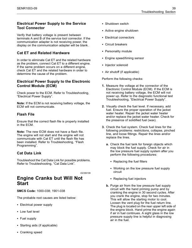 CAT 3500B Generator Troubleshooting Manual SENR1003-09 - Image 17