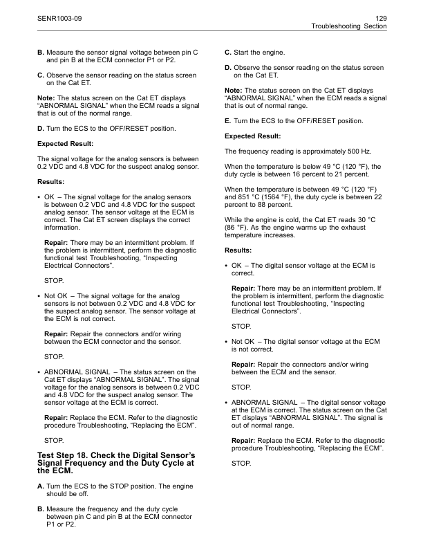 CAT 3500B Generator Troubleshooting Manual SENR1003-09 - Image 15