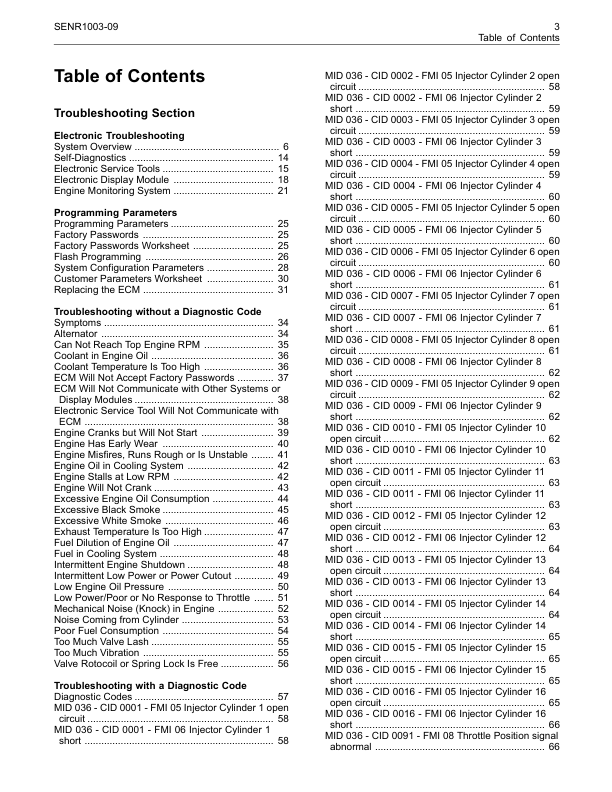 CAT 3500B Generator Troubleshooting Manual SENR1003-09 - Image 7