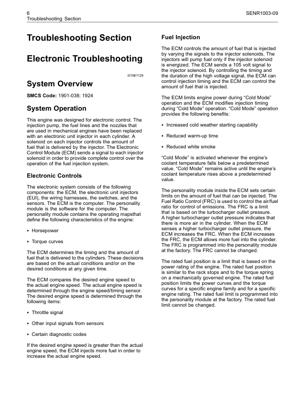 CAT 3500B Generator Troubleshooting Manual SENR1003-09 - Image 10