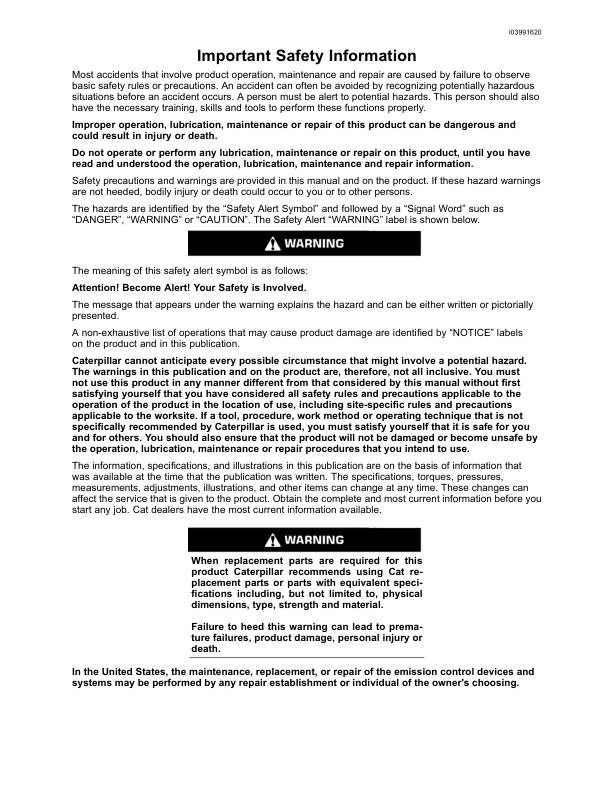 CAT 3500C Engine Systems Operation Testing and Adjusting Manual RENR9363-08 - Image 6