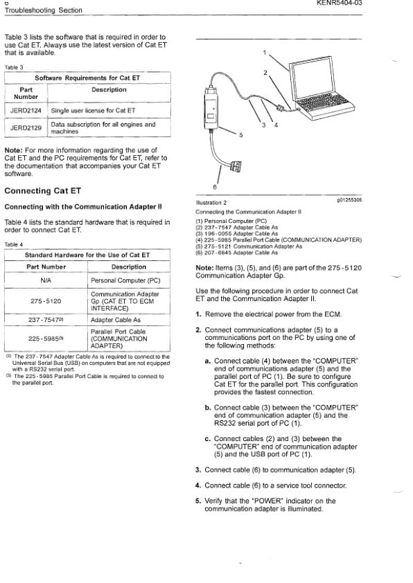 CAT 3500C Marine Propulsion Engines Troubleshooting Manual KENR5404-03 - Image 7