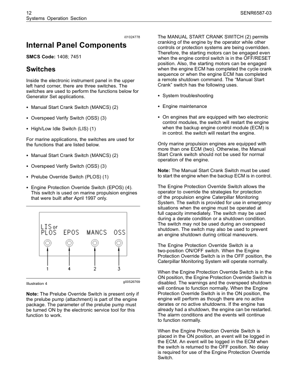 CAT 3508 3508B 3512 3512B 3516 3516B Engines Systems Operation Testing and Adjusting SENR6587-03 - Image 5