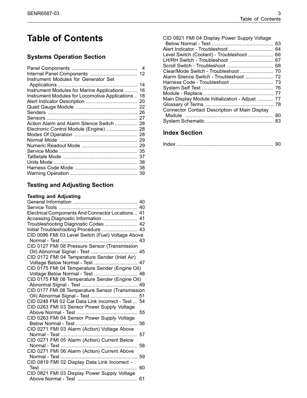 CAT 3508 3508B 3512 3512B 3516 3516B Engines Systems Operation Testing and Adjusting SENR6587-03 - Image 7
