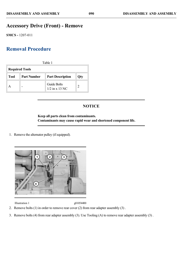 CAT 3508B Marine Engine Service Manual S2B1-UP - Image 17