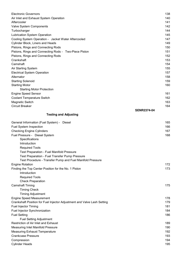 CAT 3512 Marine Engine Service Manual 66Z1-UP - Image 7
