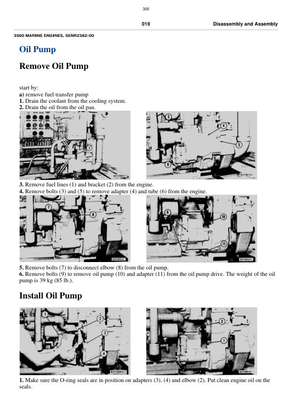 CAT 3512 Marine Engine Service Manual 66Z1-UP - Image 15
